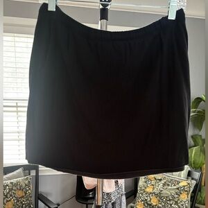 Aerie Cloud Black Mini Skirt